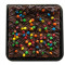 Hand Crafted M&M Topped Fudge Brownies, 4 Ct.