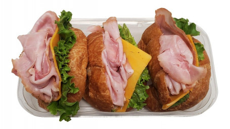 Ham Croissant Sandwiches, 3 Ct