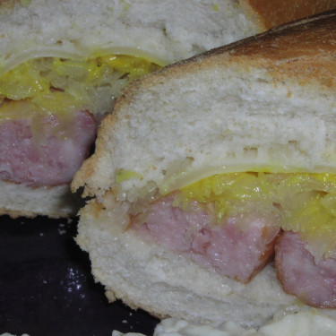 Polish Sausage Sandwich