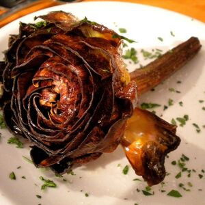 Jewish-Style Artichoke