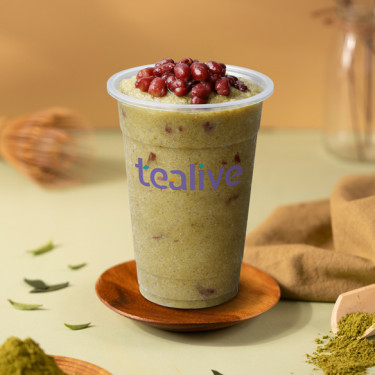 Nishio Fine Matcha Smoothie With Red Bean