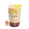 Dòng Tián Mì Hóng Dòu Bù Dīng Nǎi Chá Cold Milk Tea With Sweetie Red Beans Pudding