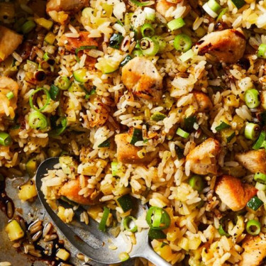 Chicken Garlic Fried Rice