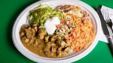 21. Chile Verde Plate