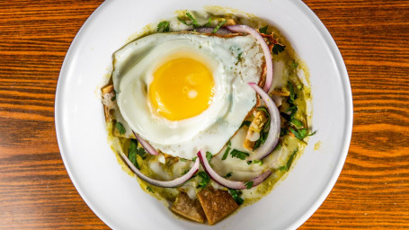 Chilaquiles Bowl With Sunny Up Egg