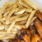 Chicken Wings And Fries Plate