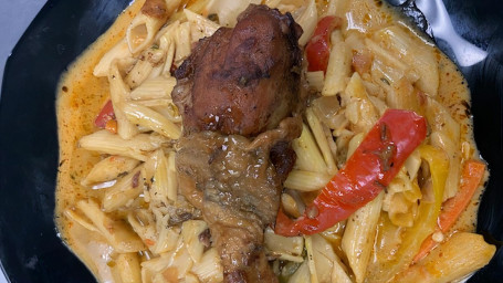 Rasta Pasta W/ Caribbean Stew Chicken