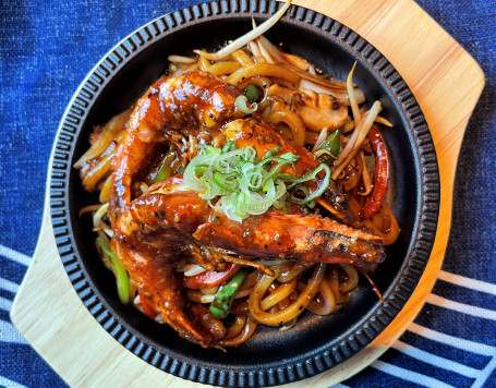 Jumbo Prawns With Udon Noodle (2 Pieces)