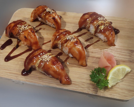 Grilled Salmon Sushi Nigiri