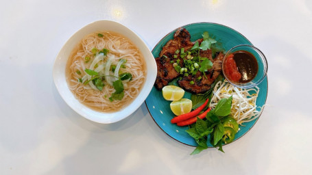 Pho With Grilled Pork Chop