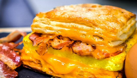 Bacon Egg Croissant Sandwich