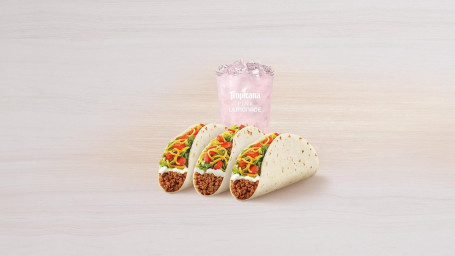 3 Soft Tacos Supreme Combo