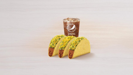 3 Tacos Croccanti Combinati