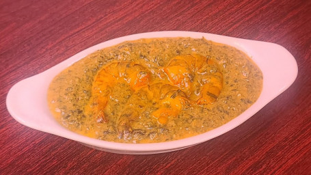 Shrimp Saag Curry