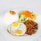 56. Grilled Pork Chop Fried Eggs On Rice