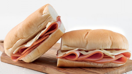 Smoked Ham Swiss 9 White Sub