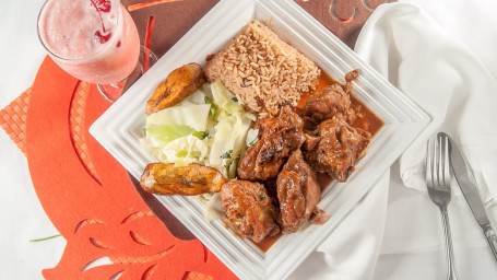 Brown Stew Chicken Large Meal