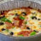 Pizza i en gryde (Keto) (aftensmaden gjort lettere foder 2-3)