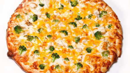Chicken Broccoli Cheddar Pizza