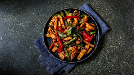 Fiery Chicken With Braised Tofu