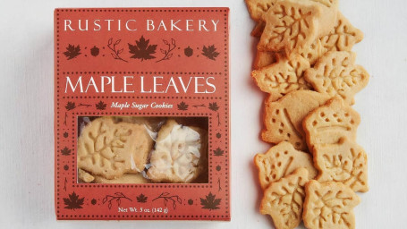 Box Of Rustic Bakery Maple Leaves Cookies