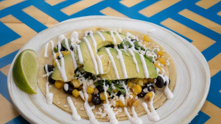 Black Bean Corn Taco Plate (2)