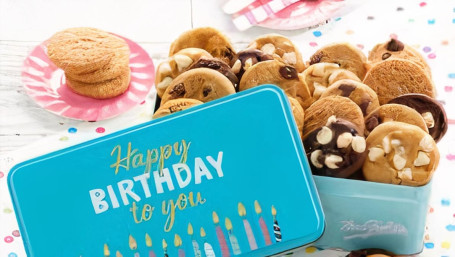 Birthday 36 Count Nibblers Assorted Cookies Box