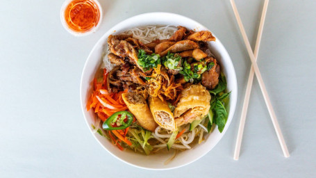 19. House Special Noodle Bun Tom Thit Nuong Cha Gio