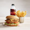 Triple Fillet Oprego Burger Meal 3070 Kj .