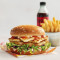 Halloumi And Chicken Burger Meal 5310 Kj .