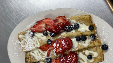 Crepes Berries And Cream Cheese