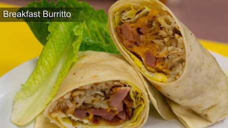 Breakfast Burritos With Choice Of Meat