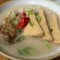 Creamy Tofu Enoki Noodle Soup VG