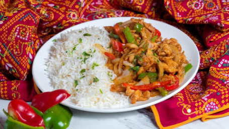 Chili Chicken With Bell Pepper