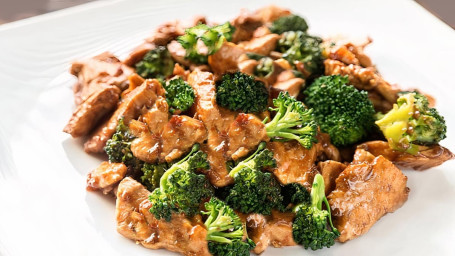 C14. Jiè Lán Jī Chicken With Broccoli Combo Plate