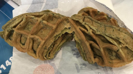 Green Tea Mochi Waffle