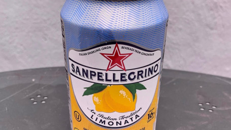 Pellegrino Soda Can Lemon