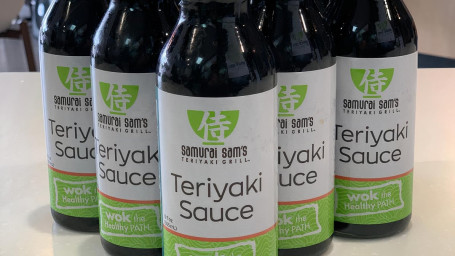 Bottle Of Samurai Sam's Teriyaki Sauce