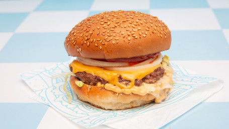 Cheese Burger Flame Grilled