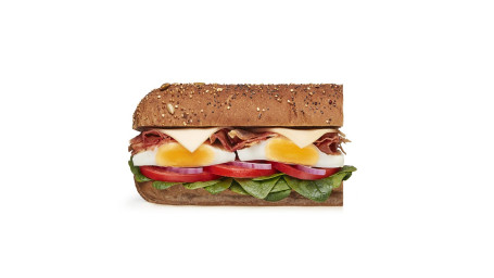 Bbq Bacon And Egg Subway Six Inch 174; Breakfast