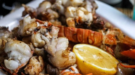 Hibachi Lobster Tail Dinner