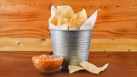 Hand-Cut Chips With Homemade Salsa