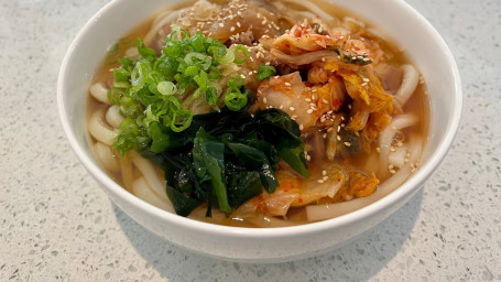 Spicy Kimchi Sukiyaki Beef Udon