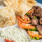 Beef Shawarma with Tahini Sauce Platter