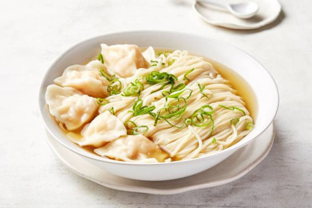 Seafood Dumpling With Noodle Soup