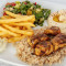 Jamaican Jerk Chicken Kabob Platter