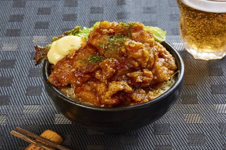 Karaage Bento With Miso Sauce