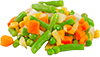 Miscela di cavolfiore a fiori di carote di broccoli