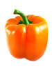 Orange bell peppers