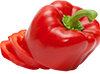 Sweet red peppers
